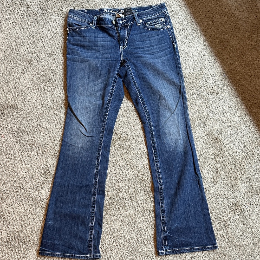 Harley-Davidson Dark Blue Boot Cut Jeans